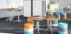 Why use caster wheel furniture in education space?