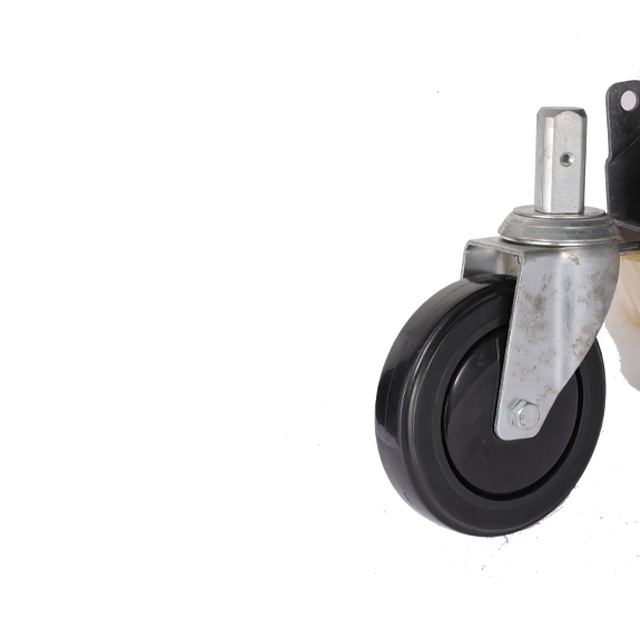5" TPR Swivel Caster Wheel with single bearing