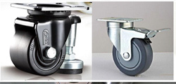 Application and characteristics of shock-absorbing caster wheel